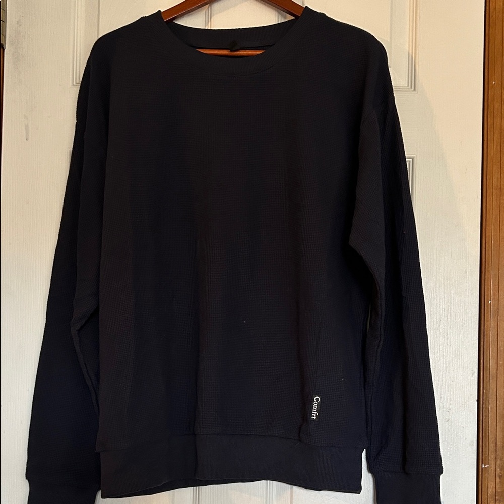 Comfort Dark Blue Crewneck Sweater